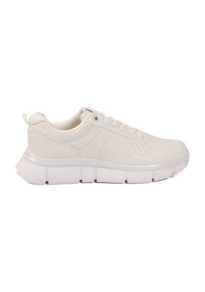 Walkway Beyaz Bağcıklı Hafif Esnek Erkek Sneaker Bst-2016 M