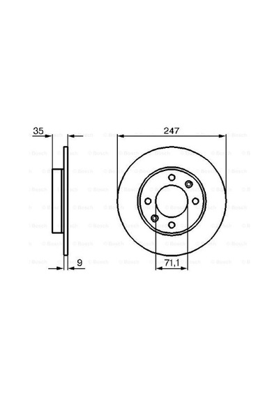 Peugeot 307 1.4hdı 2001-2005 Bosch Arka Disk Rulmansız 2 Adet