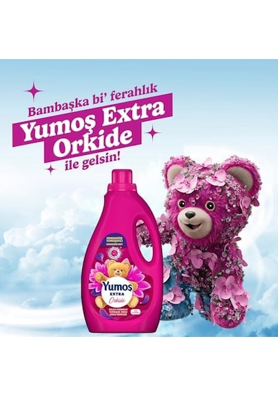 Extra Konsantre Çamaşır Yumuşatıcısı Orkide 2520 Ml 0.75 LT - 2.5 LT - 12 KG