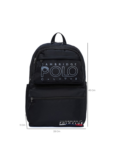 Cambridge Polo Club Ergonomik Unisex Ortaokul Çantası Siyah