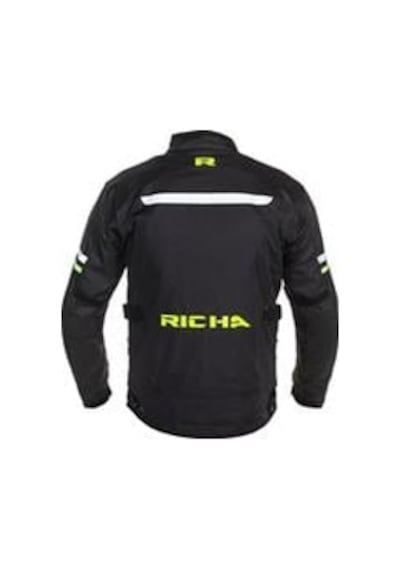 Richa Buster Wp Motosiklet Ceketi Siyah - Neon Sarı