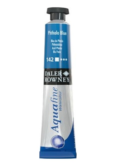 Daler Rowney Aquafine Tüp Suluboya 8ml PHTHALO BLUE 142