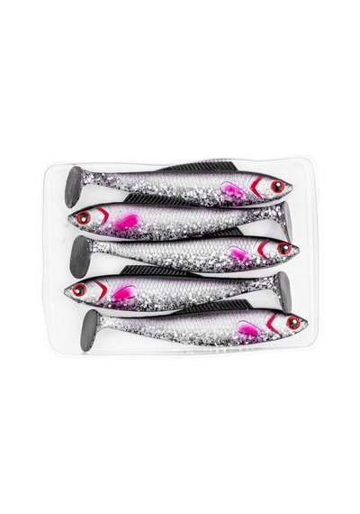 Silikon Balık - 4,5g 85mm - Fishack Predatorx - Uv Boyalı - Ghosty