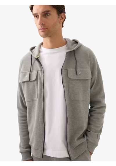 Blackspade Erkek Sweatshirt 40835 - Gri Melanj Gri Melanj