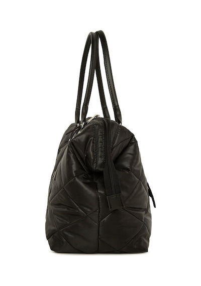 Bagmori Baby Bag Nakışlı Puf Şişme Siyah Anne Bebek Bakım Çanta Siyah
