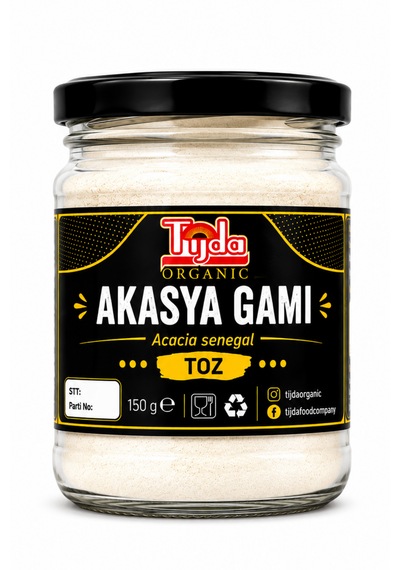 Akasya Gamı/arabic Gum/ Toz Arap Zamkı 150 Gr Lif Kaynağı Saf İçerik Acacia Senegal