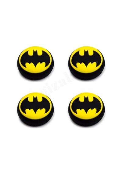 Cafele PS4 - PS5 - Xbox One X/S - Series X - Series S Analog Koruyucu Silikon Pad Batman Yarasa