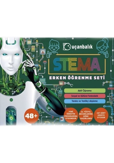 ERKEN ÖĞRENME SETİ 48+ STEMA-YENİ (2024) Uçanbalık Yayınları