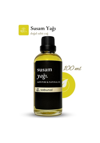 Sabunal Susam Yağı 100 ML - Cilt ve Saç Bakımına Uygun Doğal Yağ
