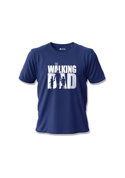 North Whiskers "the Walking Dad" Baskılı %100 Pamuklu Lacivert Babalar Günü Tişörtü Lacivert - 875692286 Lacivert - 875692286 Lacivert