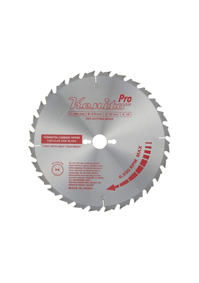Kenito 450x30x4,0x2,8 Mm, Ahşap Atlamalı Daire Testere 1 Adet