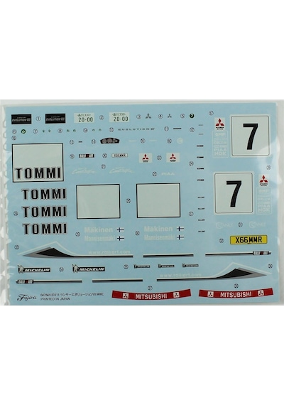 Fujimi Id-311 04766 1/24 Ölçek, Mitsubishi Lancer Evolution Vıı Wrc Rally Model, Yarış Aracı Plastik Model Kiti