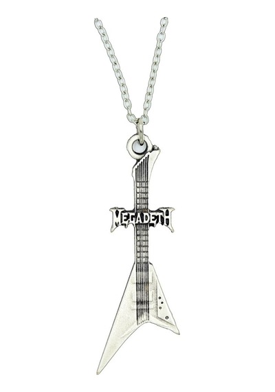 Diyez Müzik Megadeth Logolu Gitar Kolye