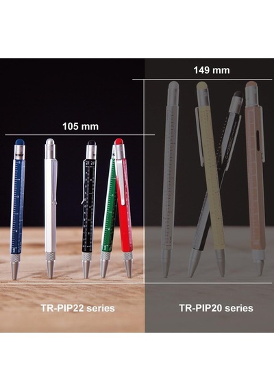 Troika Pip22si Pip22si Construction Sytlus Mini Tükenmez Kalem Gümüş Genel