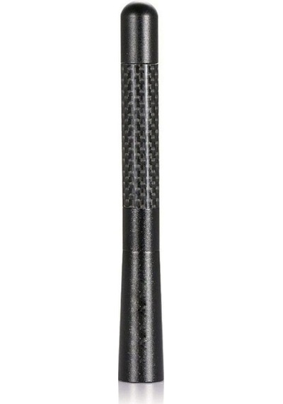 Oto Anten Alüminyum Alaşımlı Kırmızı Araç Şekillendirici 12 Cm Evrensel Karbon Fiber Radyo Fm Anteni