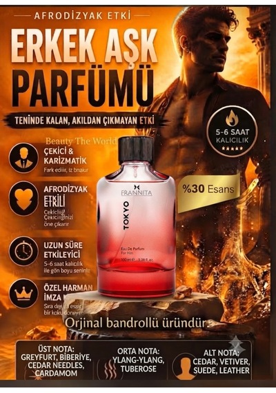 Tokyo Edp 100 Ml Premium Erkek Parfümü Peşinden Koşturan Özel Seri Odunsu