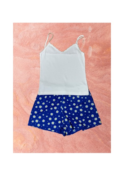 Pazarız Pembecin Şortlu Pijama Takımı Babydol İp Askılı Yazlık Pamuklu Kolsuz Beyaz Askılı Mavi Çiçekli Mavi Pazarız Pembecin Şortlu Pijama Takımı Babydol İp Askılı Yazlık Pamuklu Kolsuz Beyaz Askılı Mavi Çiçekli Mavi
