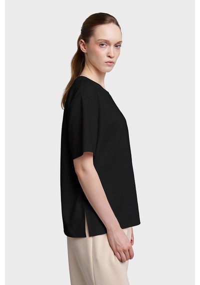 Lescon Kadın Kısa Kollu T-shirt 26y-2129 Siyah