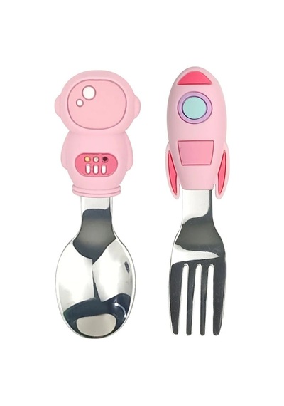 Jojobebek Kaşık Çatal Seti, Ergonomik Kısa Saplı Silikon, Paslanmaz Çelik Uçlu, Saklama Kutulu, (9-24 Ay) Astronot Figürlü (PEMBE) Pembe Jojobebek Kaşık Çatal Seti, Ergonomik Kısa Saplı Silikon, Paslanmaz Çelik Uçlu, Saklama Kutulu, (9-24 Ay) Astronot Figürlü (PEMBE) Pembe