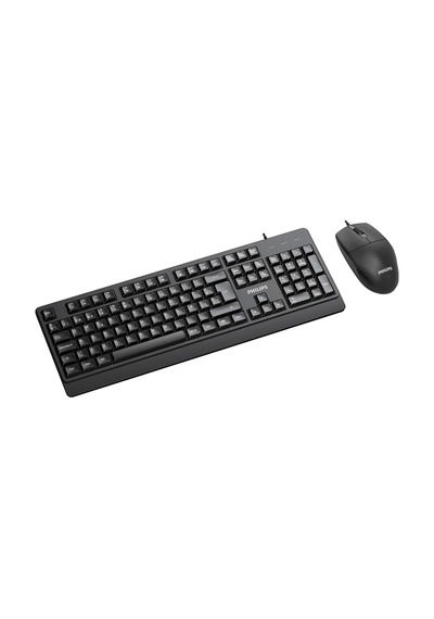 Phılıps Kablolu Klavye&mouse Set Spt6247b Siyah Diğer