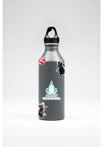 Assassin's Creed Video Oyun Sticker Paketi 20 Adet Çok Renkli