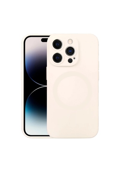 Ally İphone 14 Pro 6.1inç Liquid Silica Magsafe Uyumlu Silikon Kılıf- 5775 Mavi