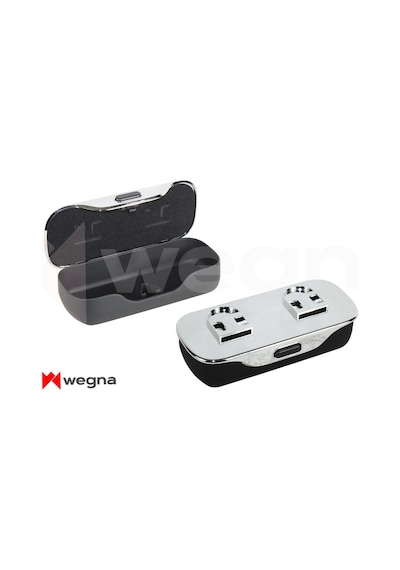 Wegna Ac01-048 Araç İçi Gözlük Kabı Siyah Aksesuar -