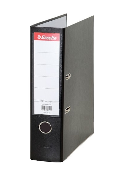 Esselte 24 Lü 9940 Plastik Geniş Siyah Klasör