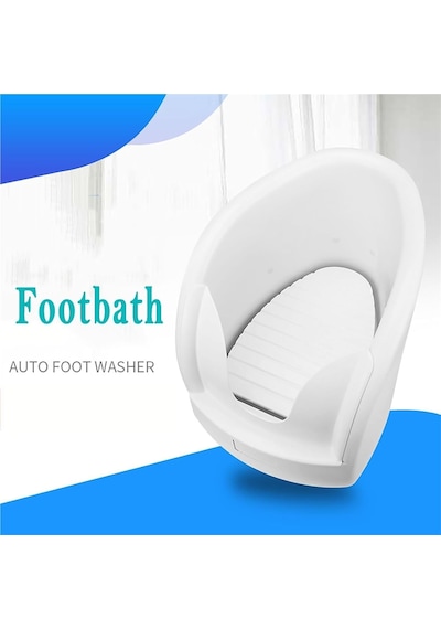 Basınçlı Püskürtme Fonksiyonlu Otomatik Ayak Yıkama Lavabosu - Giriş/çıkış Pvc Boruları Ve Köşe Vanaları Dahil - Rahatlama Ve Hijyen İçin Su Tasarrufu Sağlayan Ayak Banyosu Basınçlı Püskürtme Fonksiyonlu Otomatik Ayak Yıkama Lavabosu - Giriş/çıkış Pvc Boruları Ve Köşe Vanaları Dahil - Rahatlama Ve Hijyen İçin Su Tasarrufu Sağlayan Ayak Banyosu