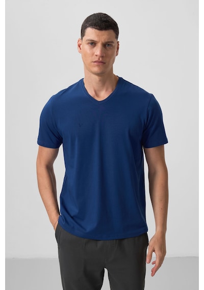 Tommy Life Parlament Basic Kısa Kol Standart Kalıp V Yaka Erkek T-shirt - 87912 Parlament