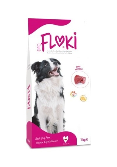 Floki Biftekli Yetişkin Köpek Maması 1 KG