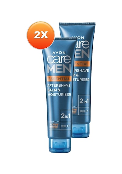 Avon Care Men Essential 2 Si 1 Arada Tıraş Sonrası Balmı Ve Nemlendiricisi 2 x 100 ML