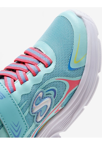 Skechers Wavy Lites - Eureka Shine Büyük Kız Çocuk Mavi Spor Ayakkabı 303520l Aqmt Mavi