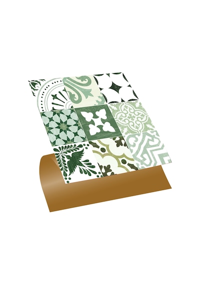 Tink KENDİNDEN YAPIŞKANLI KARMA LONDRA DESENLİ PVC KARO 30X30 CM