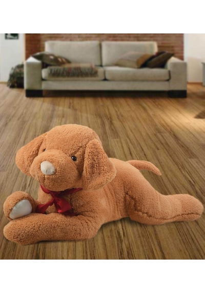 Peluş Yumuşacık Sevimli Köpek. Uyku Ve Oyun Arkadaşı - 80 Cm