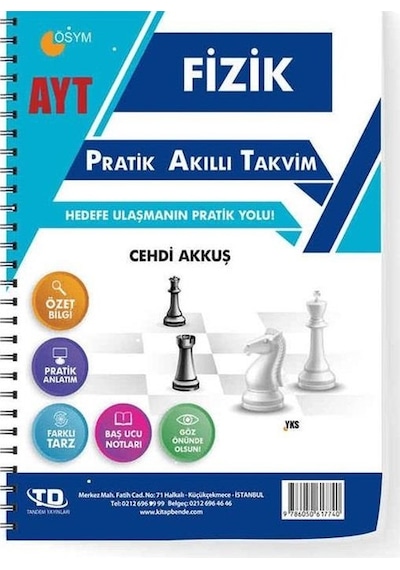 Tandem Ayt Fizik Pratik Akıllı Takvim N11.7629