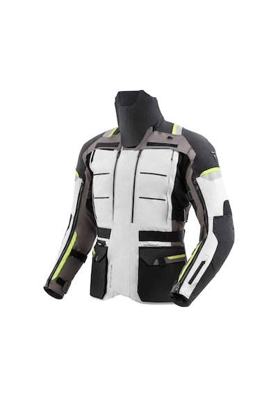 Rebelhorn Cubby V Kışlık Motosiklet Montu Gri - Sarı - Siyah 75067