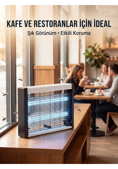 Uv Işık Teknolojili Elektrikli Sinek Öldürücü Lamba