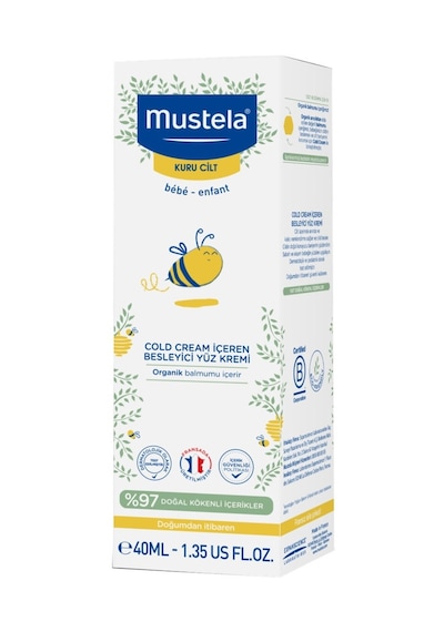 Mustela Çok Hassas Ciltler İçin Nemlendirici Yüz Kremi 40 ML