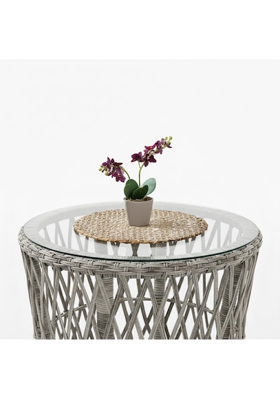 Capri Swing Pisa Tekli Rattan Bahçe Balkon Oturma Grubu Beyaz 702