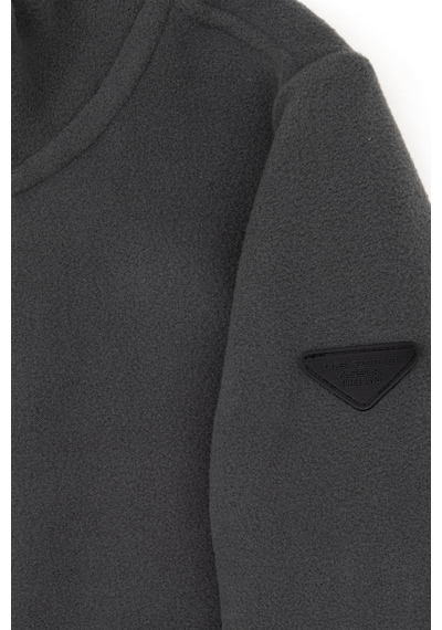U.S. Polo Assn. Erkek Çocuk Antrasit Fermuarlı Sweatshirt 50298067-VR006