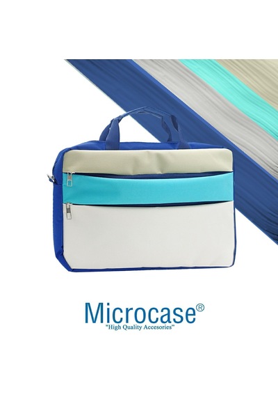 Microcase Honor Pad X8b 11 İnch İle Uyumlu Tablet Macbook Laptop Tablet Çantası 2 Bölmeli Al4821 Krem
