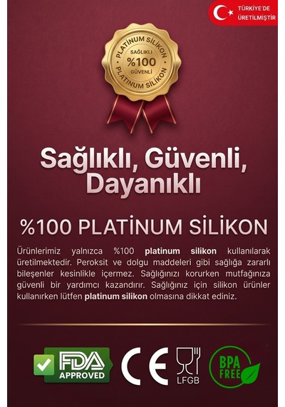 Silikon Cheesecake Kalıbı Kulplu Dalgalı Yuvarlak Pasta Kek Kalıbı Platinum Silikon 28 Cm Çok Renkli