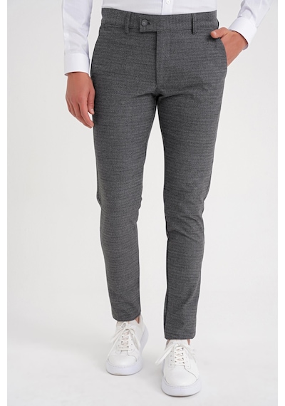 Efor P 1086 Slim Fit Füme Spor Pantolon Füme