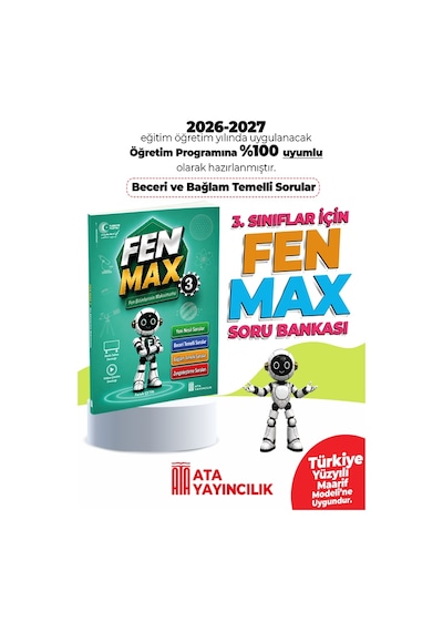 3. Sınıf Fen  Max Soru Bankası