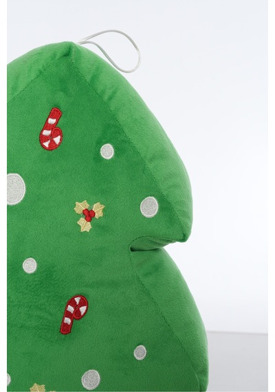 Peluş Christmas Ağaç 45 Cm Yastık Oyuncak Yeşil