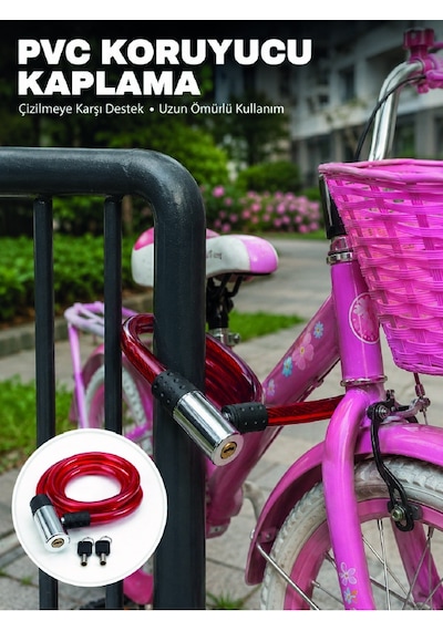 Bisiklet, Elektrikli Scooter Çocuk Bisikletleri İçin Güvenlik Kilidi