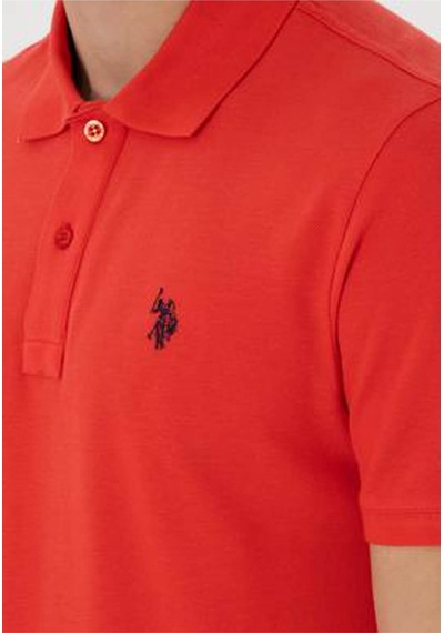 U.S. Polo Assn. Gtp04ıy025 Kırmızı Erkek Polo Yaka T-shirt 2084151