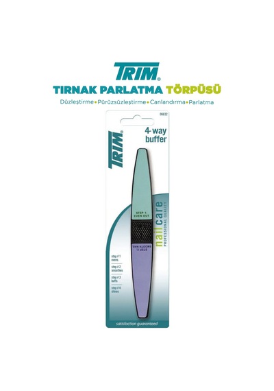 Trim TRI-1158B 4 Aşamalı Tırnak Parlatma Törpüsü
