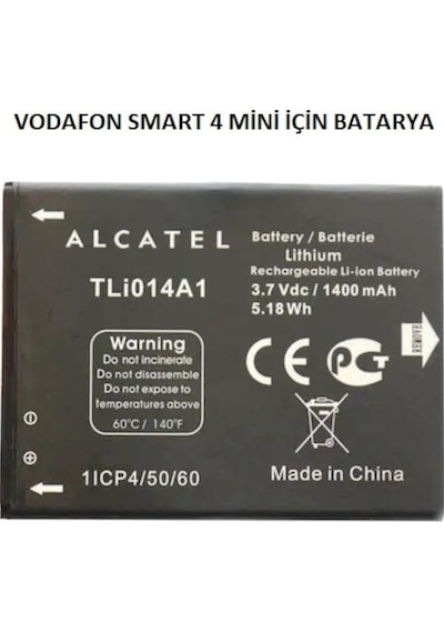 Senalstore Vodafone Smart 4 Mini V785 Pil Batarya